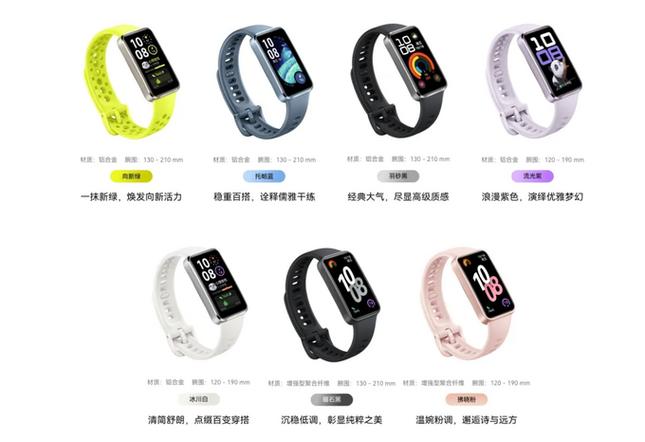 华为aw70手环使用说明书图标