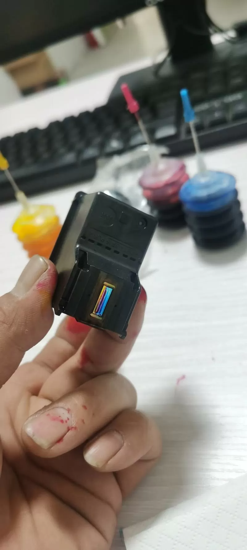 如何给惠普打印机加墨水视频教程